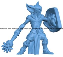 Goblin cleric B003081 file stl free download 3D Model for CNC and 3d printer