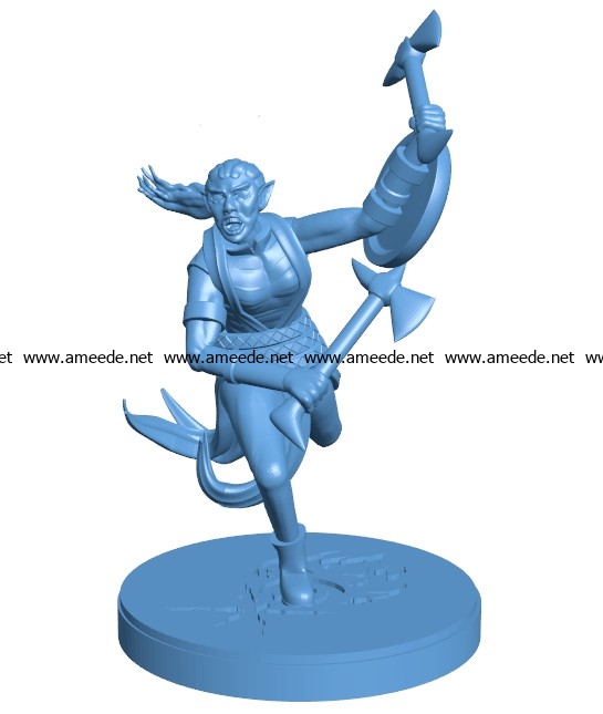 Gruul Warrior B003362 file stl free download 3D Model for CNC and 3d printer