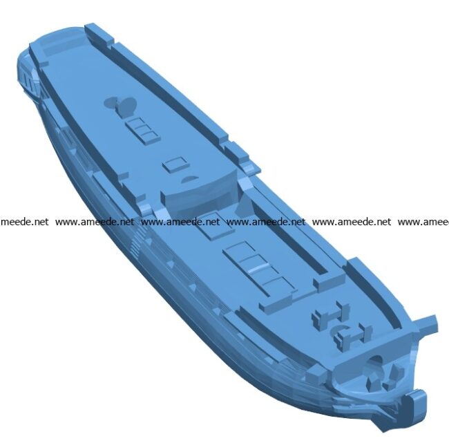 HMS Southampton Ship B003641 file stl free download 3D Model for CNC and 3d printer