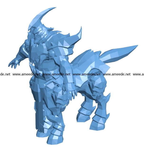 Hecarim B003351 file stl free download 3D Model for CNC and 3d printer