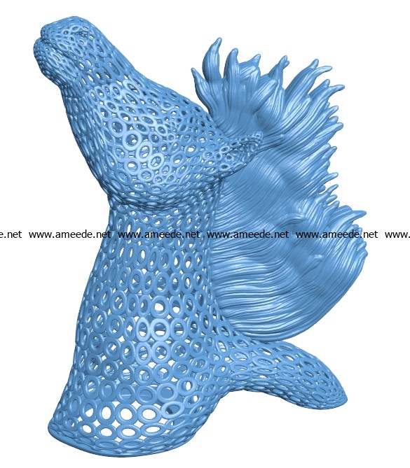 Horse Voronoi B003156 file stl free download 3D Model for CNC and 3d printer