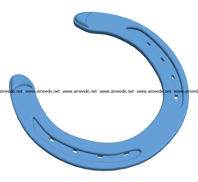 Horseshoe B002957 File Stl Free Download 3d Model For Cnc And 3d