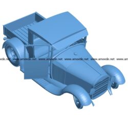 Hot Rod Truck B003170 file stl free download 3D Model for CNC and 3d printer