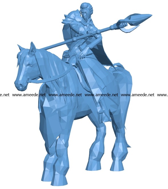 Jaina Proudmoore B003109 file stl free download 3D Model for CNC and 3d printer