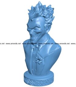 Mr Joker smile B003463 file stl free download 3D Model for CNC and 3d printer