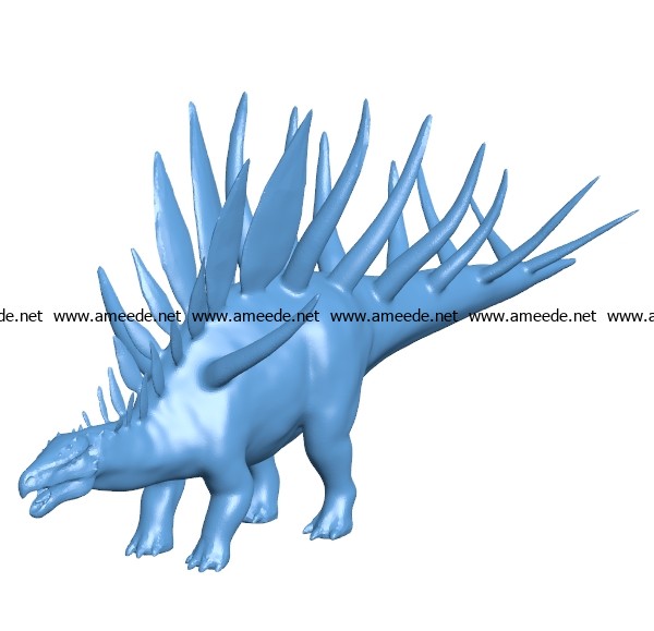 Kentrosaurus dinosaurs B003460 file stl free download 3D Model for CNC and 3d printer