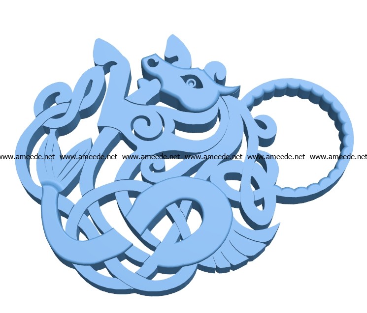 Keychain B002999 file stl free download 3D Model for CNC and 3d printer