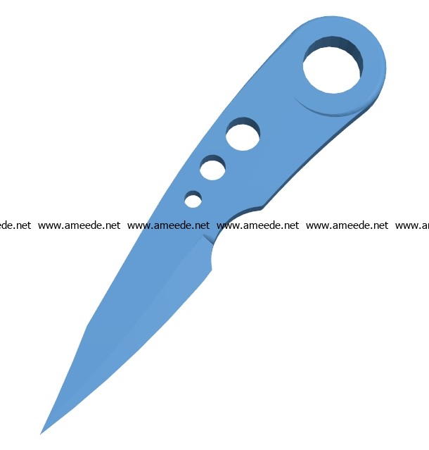 Knife toy B003003 file stl free download 3D Model for CNC and 3d printer