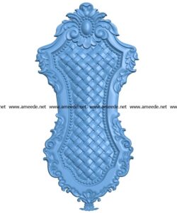 Long Pattern Dekor flowers A003217 wood carving file stl for Artcam and Aspire jdpaint free vector art 3d model download for CNC