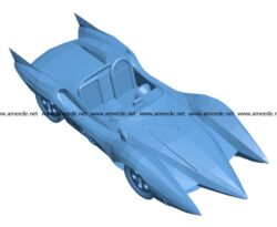 Mach Five Car B003132 file stl free download 3D Model for CNC and 3d printer