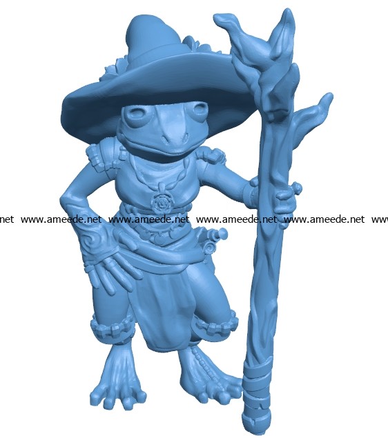 Mage frog B003479 file stl free download 3D Model for CNC and 3d printer
