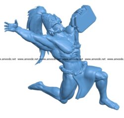 Man Fabulous Custard Guardian B003621 file stl free download 3D Model for CNC and 3d printer