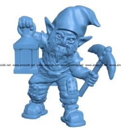 Man evil gnome B003695 file stl free download 3D Model for CNC and 3d printer