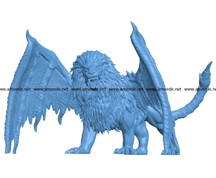 Manticore B003278 file stl free download 3D Model for CNC and 3d printer