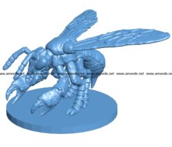 Mars Attacks Wasp B003478 file stl free download 3D Model for CNC and 3d printer