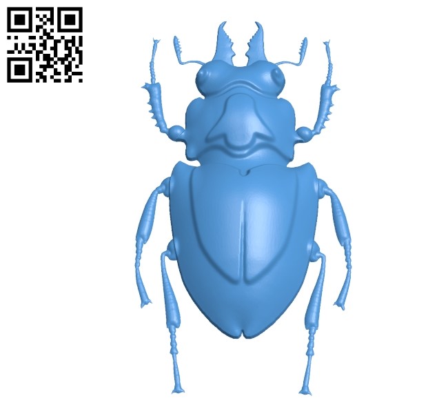 Maybug A002781 wood carving file stl for Artcam and Aspire jdpaint free vector art 3d model download for CNC