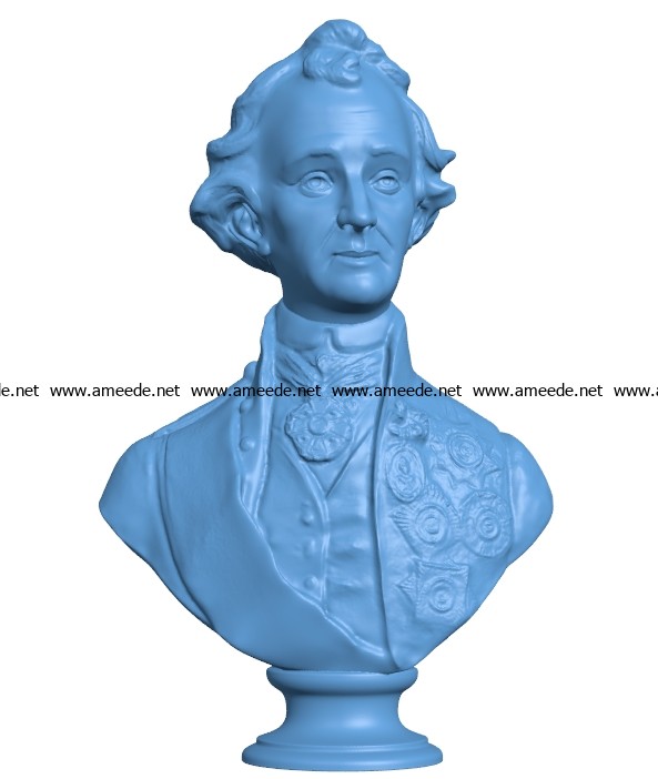 Men Alexander Suvorov B002901 file stl free download 3D Model for CNC and 3d printer