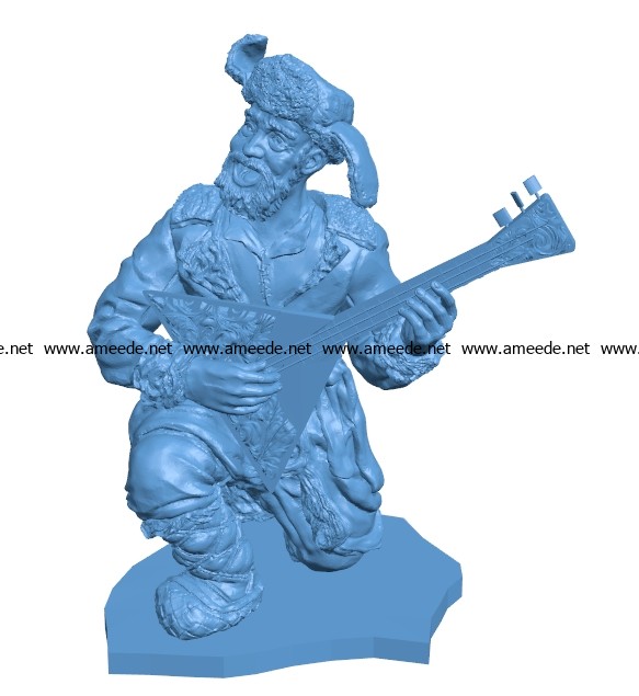 Men Balalaishnik B003467 file stl free download 3D Model for CNC and 3d printer