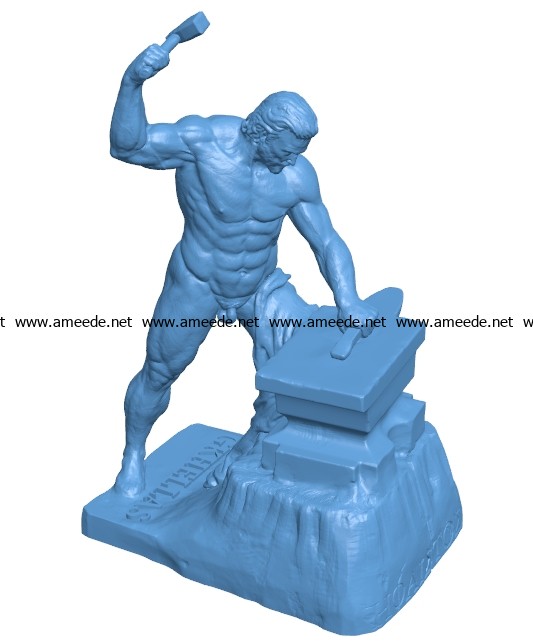 Men Greek God B003474 file stl free download 3D Model for CNC and 3d printer