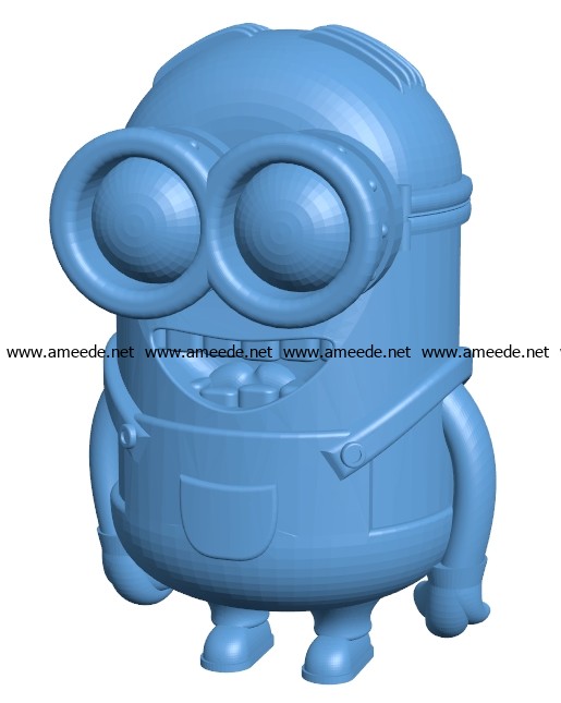 Minion Dave B002994 file stl free download 3D Model for CNC and 3d printer