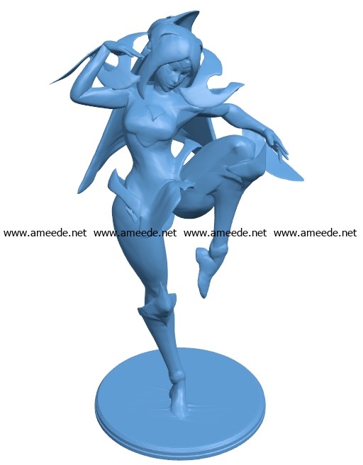 Miss Irelia B003495 file stl free download 3D Model for CNC and 3d printer