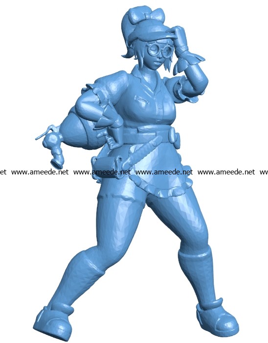 Miss Mei Honeydew B003518 file stl free download 3D Model for CNC and 3d printer