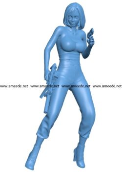 Miss Sanny B003285 file stl free download 3D Model for CNC and 3d printer