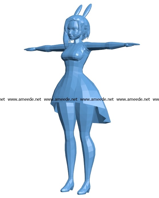 Miss fiona B003267 file stl free download 3D Model for CNC and 3d printer