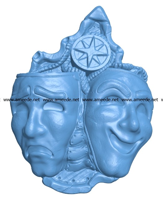 Morale Marker Face B003090 file stl free download 3D Model for CNC and 3d printer