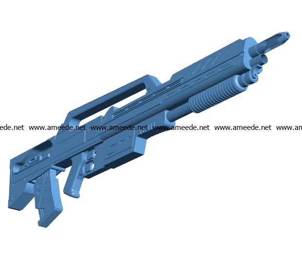 Morita Assault Rifle B003443 file stl free download 3D Model for CNC and 3d printer