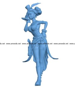 Moxxi women B003142 file stl free download 3D Model for CNC and 3d printer