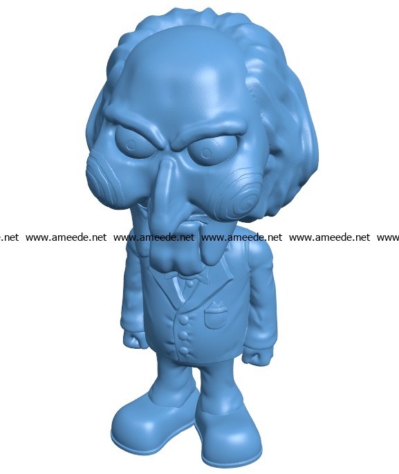 Mr Billy Whole B003587 file stl free download 3D Model for CNC and 3d printer