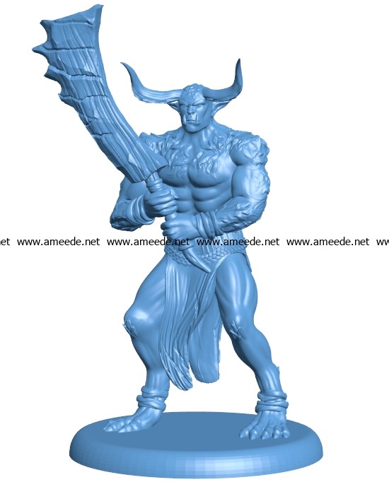 Mr Cursed Orc B003299 file stl free download 3D Model for CNC and 3d printer