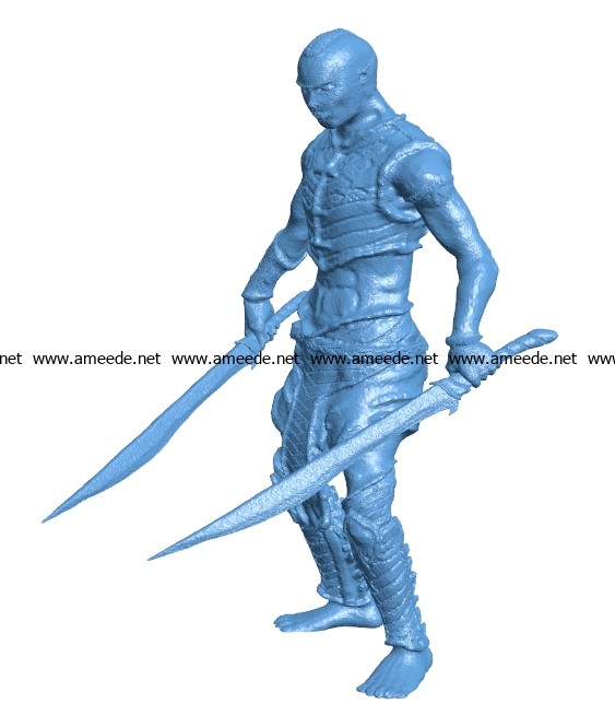 Mr Elven Barbarian B003389 file stl free download 3D Model for CNC and 3d printer