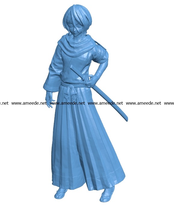 Mr Rukia Kuchiki B003436 file stl free download 3D Model for CNC and 3d printer