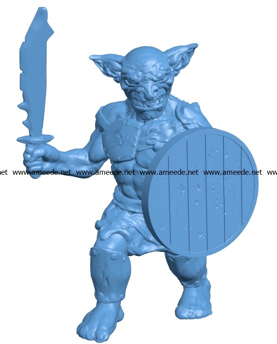 Nickey's Hatchery Goblin B003644 file stl free download 3D Model for CNC and 3d printer