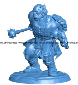 Orc men B003747 file stl free download 3D Model for CNC and 3d printer