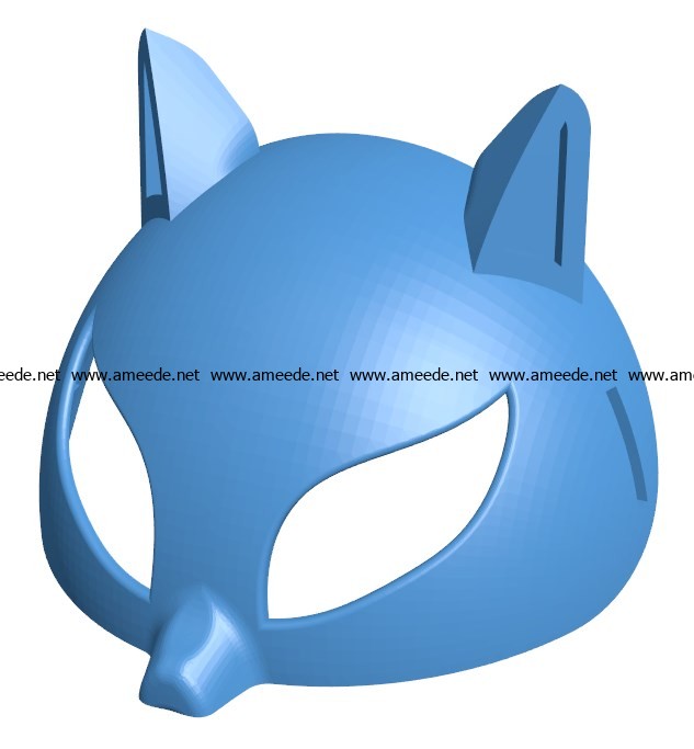 Panther mask B003768 file stl free download 3D Model for CNC and 3d printer
