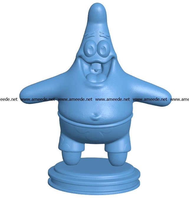 Patrick start B003640 file stl free download 3D Model for CNC and 3d printer