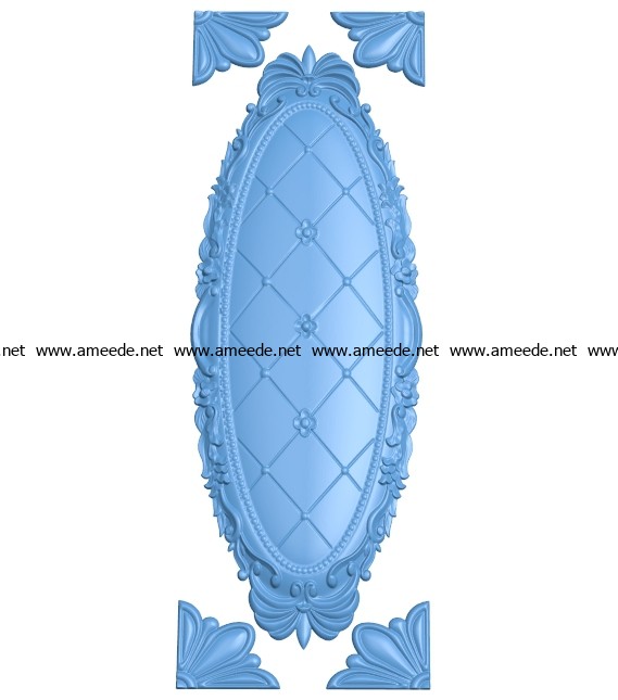 Pattern Door A003215 wood carving file stl for Artcam and Aspire jdpaint free vector art 3d model download for CNC