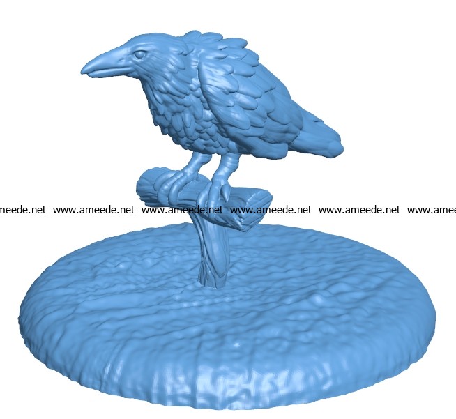 Raven Casual B003193 file stl free download 3D Model for CNC and 3d printer