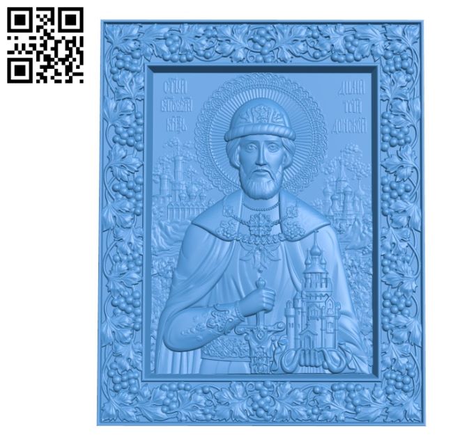 Religious picture A002832 wood carving file stl for Artcam and Aspire jdpaint free vector art 3d model download for CNC