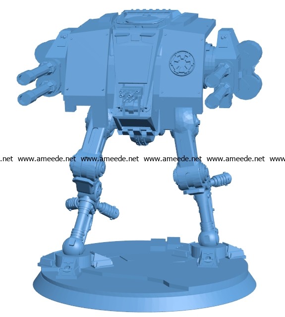 Robot Imperium dreadnought B002941 file stl free download 3D Model for CNC and 3d printer