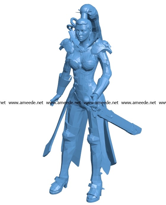 Rogue Trader Women B003327 file stl free download 3D Model for CNC and 3d printer