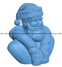 Mr Santa ZYL B003335 file stl free download 3D Model for CNC and 3d printer