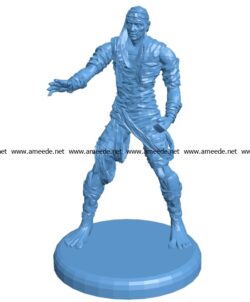Scary Mummy men B003655 file stl free download 3D Model for CNC and 3d printer