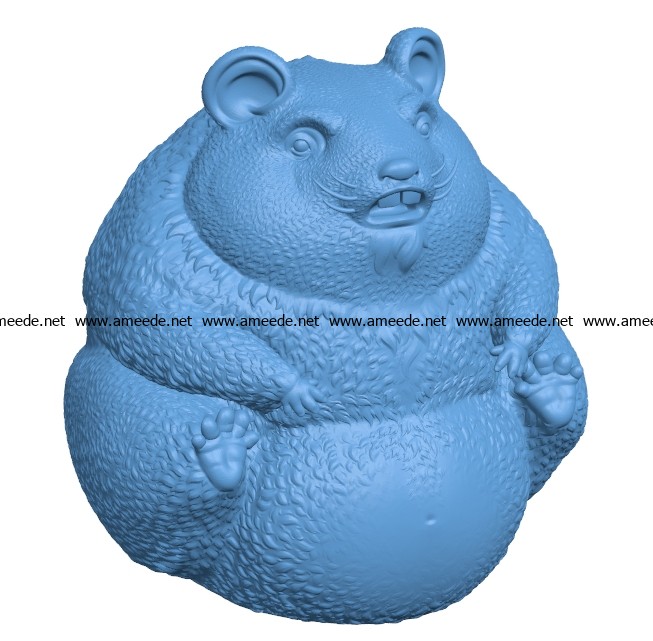 Shelby hamster B003123 file stl free download 3D Model for CNC and 3d printer