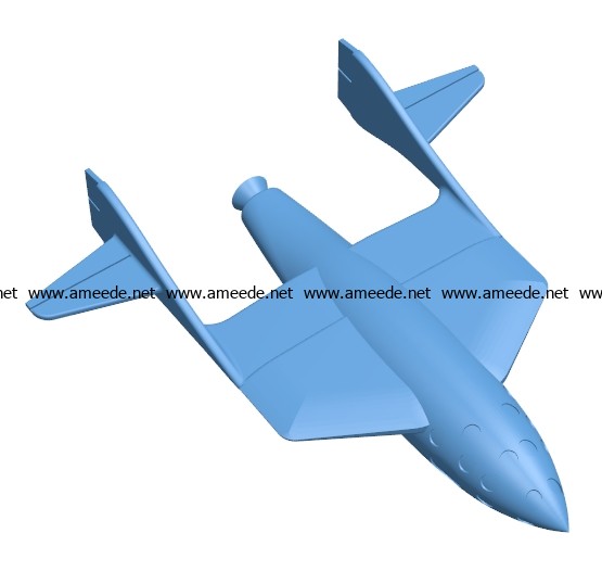 Space Ship One B003461 file stl free download 3D Model for CNC and 3d printer