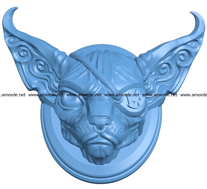 Sphinx Magnet Head B003654 file stl free download 3D Model for CNC and 3d printer