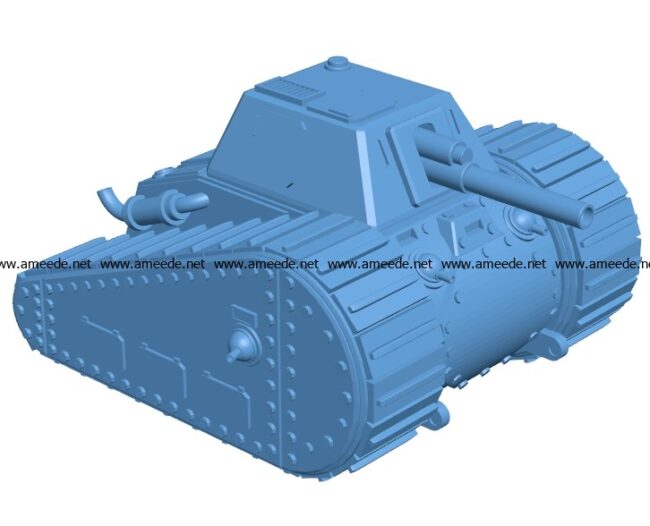 Tank B003320 file stl free download 3D Model for CNC and 3d printer